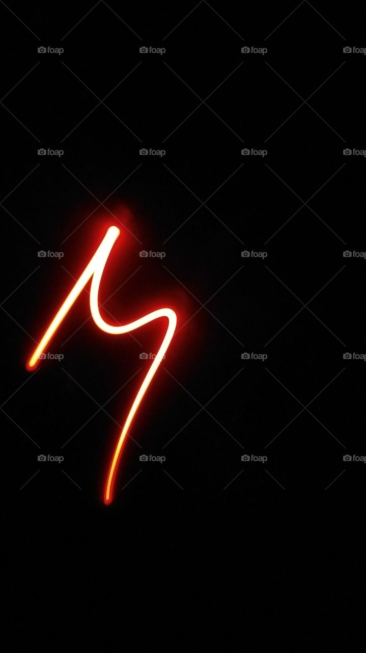 red colour story of lighting many colours of bright