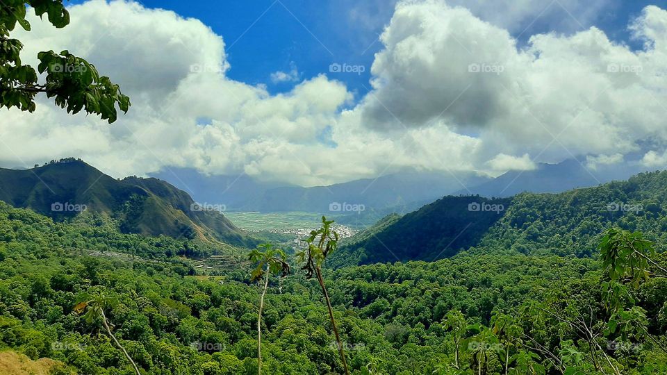 Sembalun village in the valley of Mount Rinjani