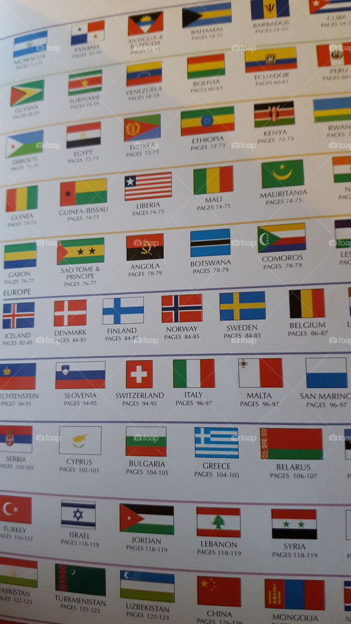world flags
