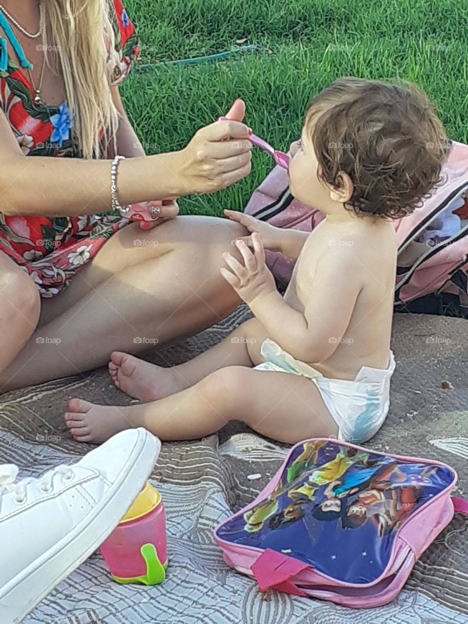 felices de picnic