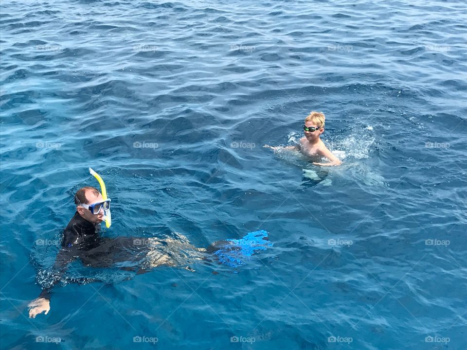Snorkeling with kids