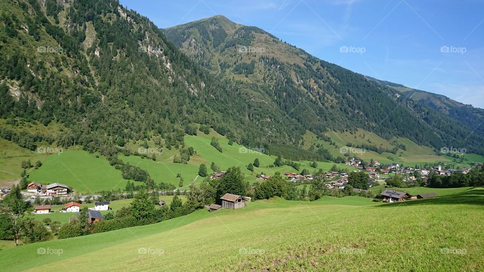 Fusch village, Austria