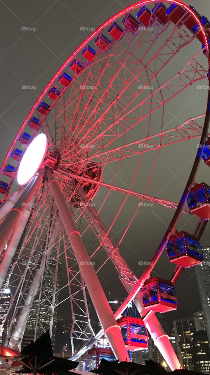 Ferris wheel at night 