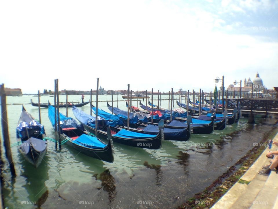 Gondolas in Venice
