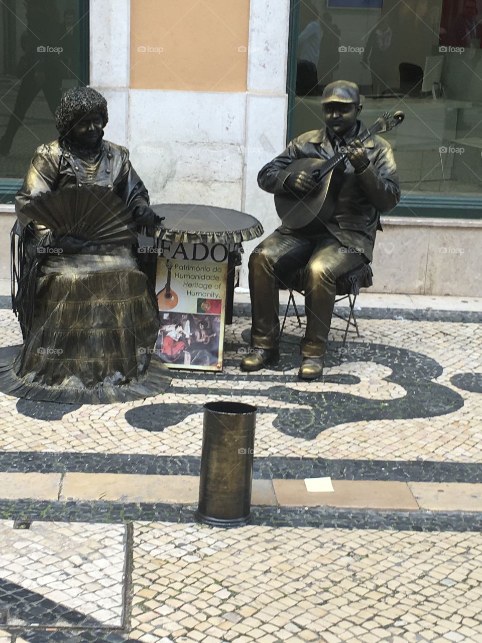 Lisbon street performers 