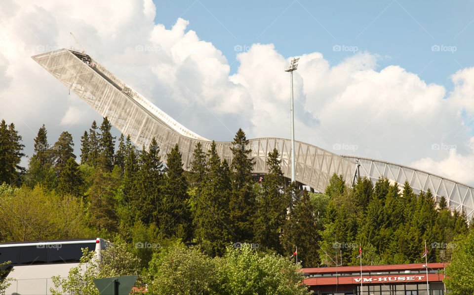 Holmenkollen ski jump.