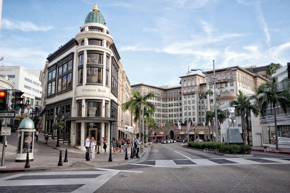 Rodeo Drive. Los Angeles California