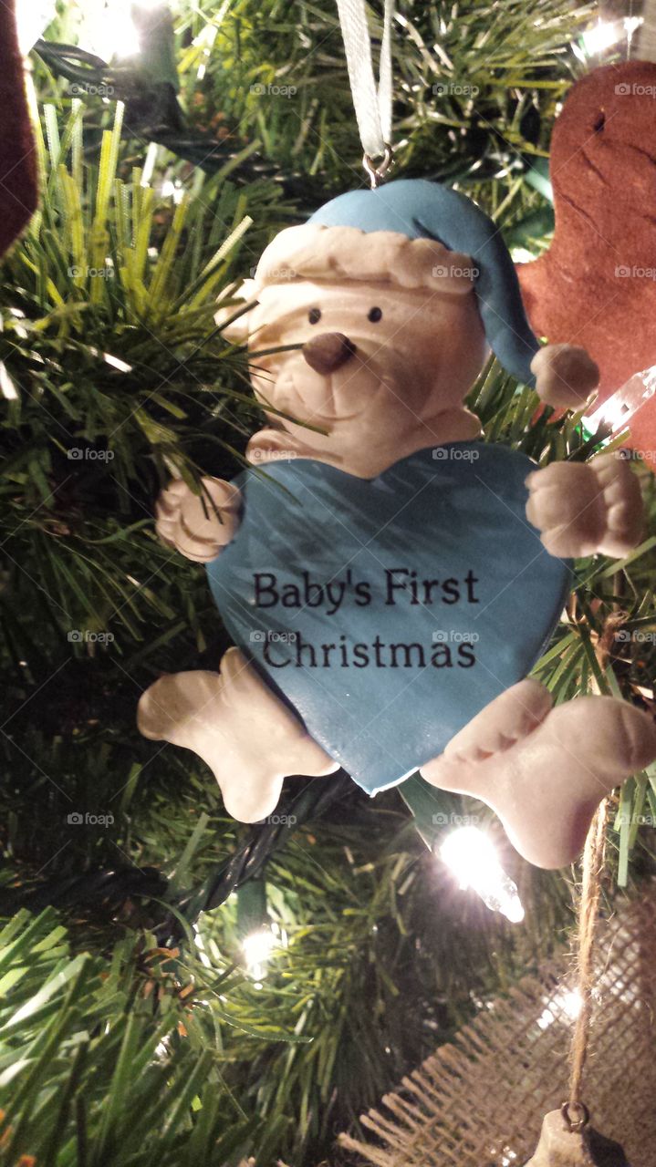 baby's first ornament