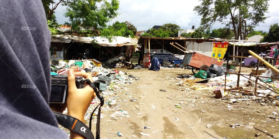 this is an example of under cover in Jogja, one of which is a slum settlement in Babarsari jogja