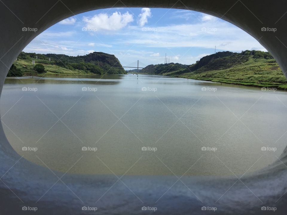 Panama Canal. The canal that connects Pacific ocean to Atlantic Ocean