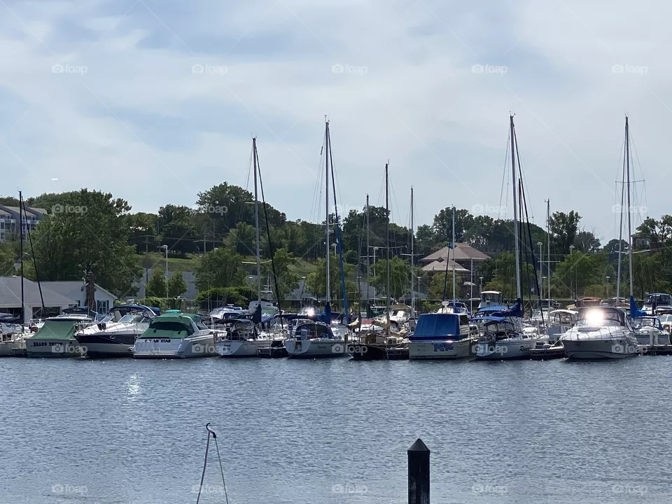 Boats water harbor 