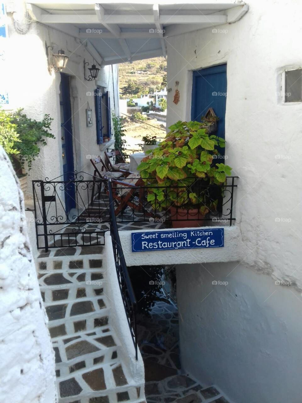 pitturesque greek island