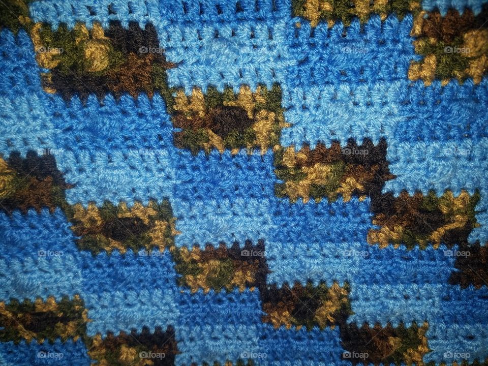 My fan art Crochet Lego blanket I make and even personalize for birthdate or due date for babies.