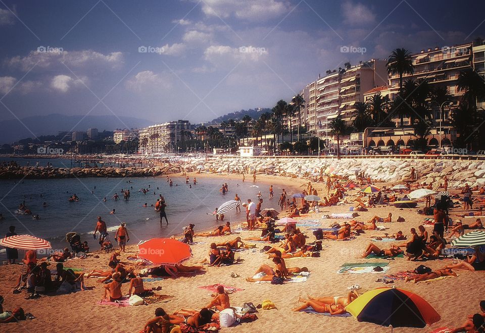 Cannes. Beach