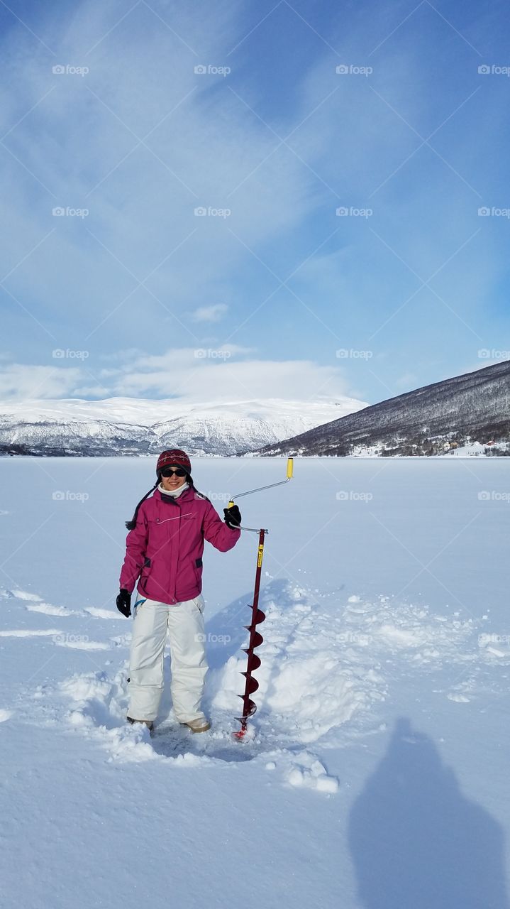 Ice fishing