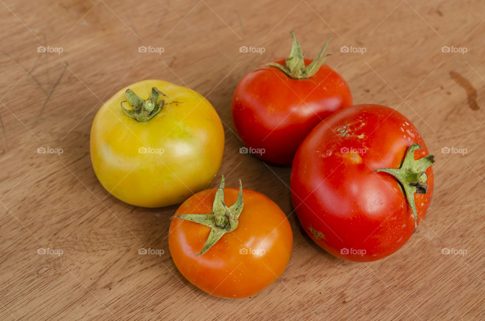 Tomatoes Ripen At Different Stages
