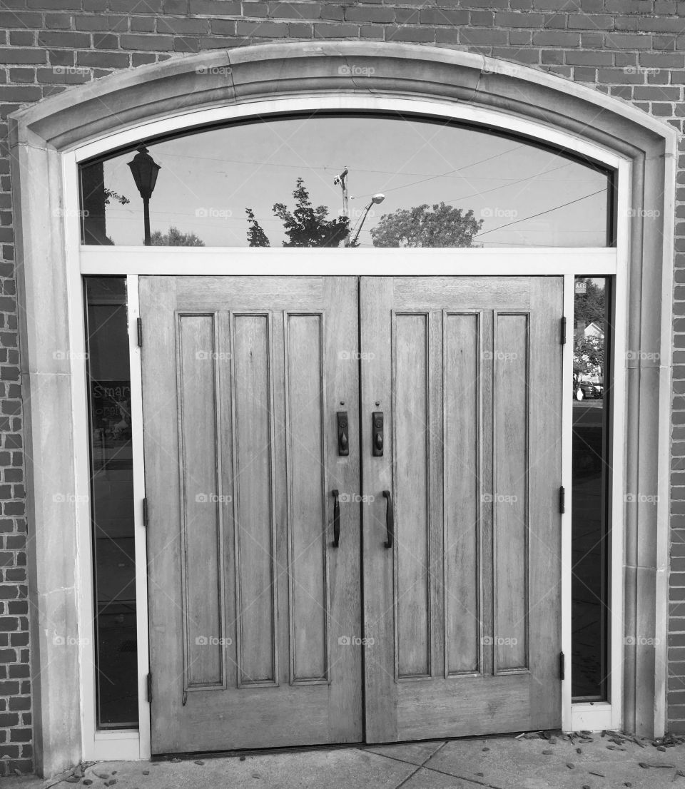 Architecture Arch Door Way, Wooden Door