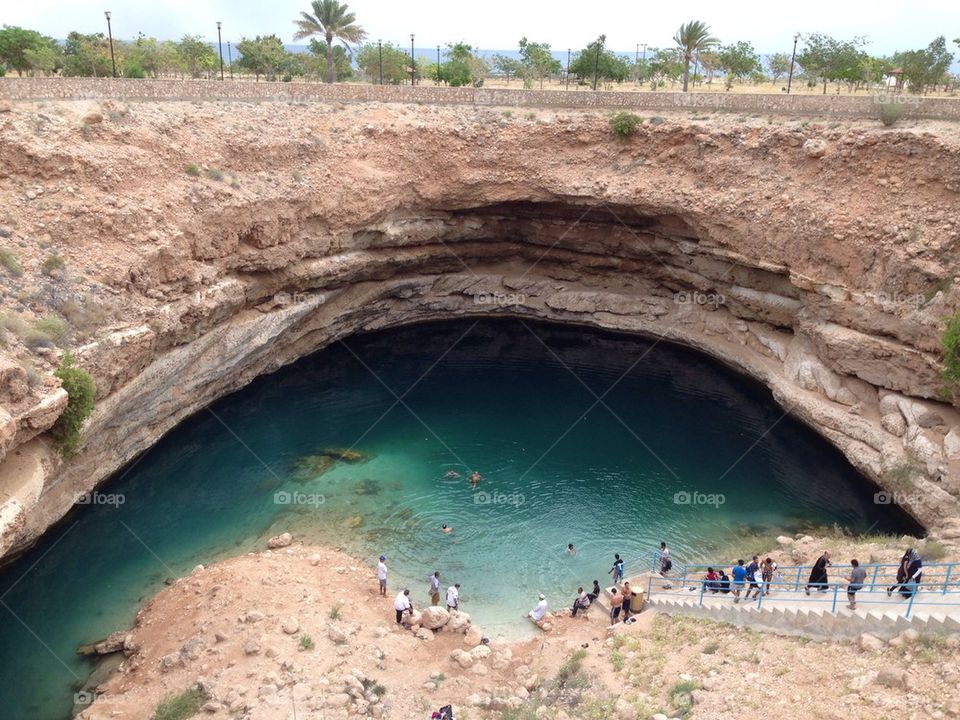 Sinkhole in Oman