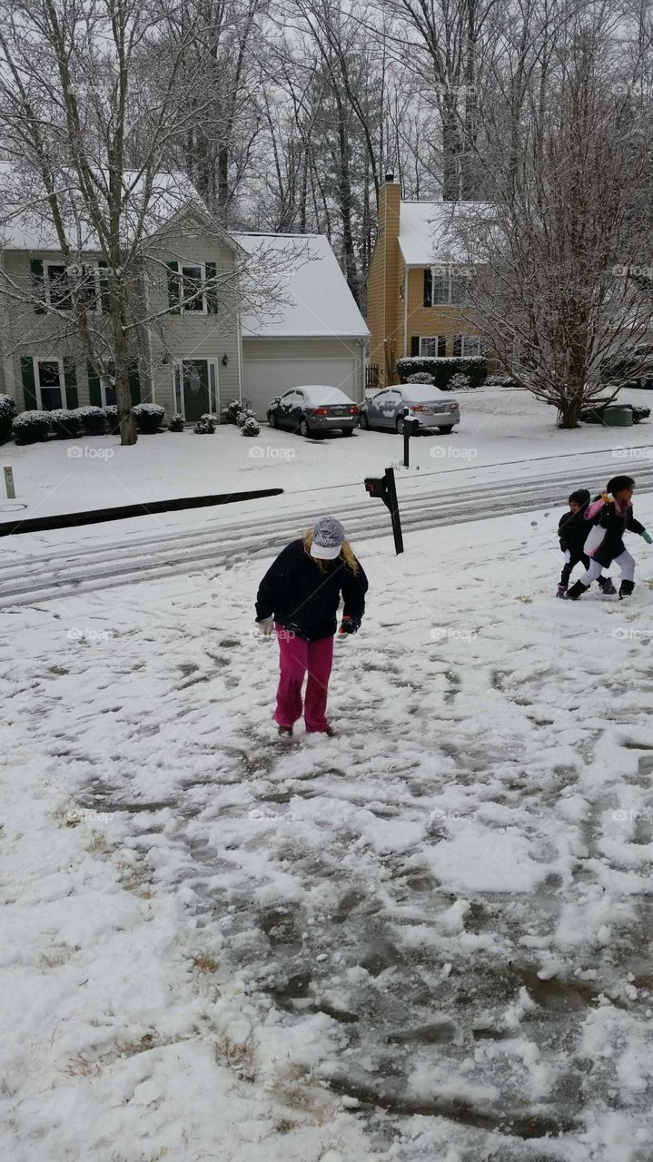 Driveway fun