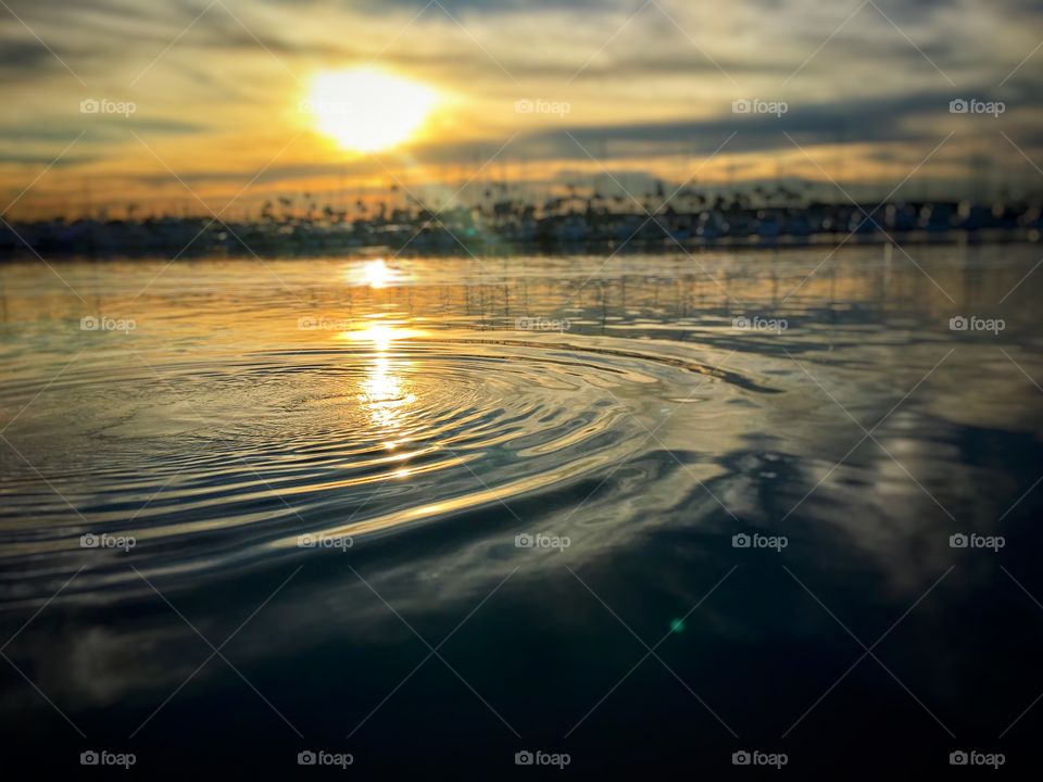 Reflections of Sunrise in San Diego’s Harbors