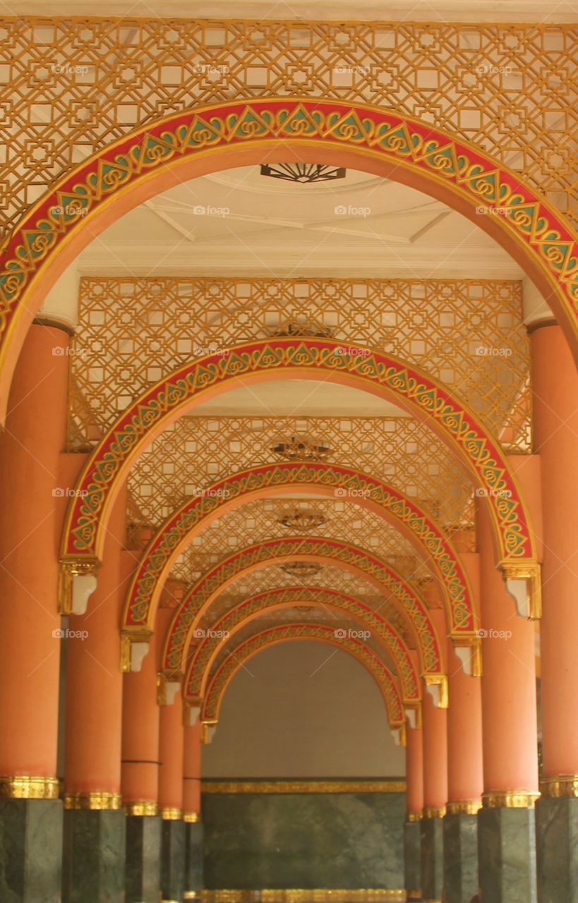 Pattern photograpy of mosque