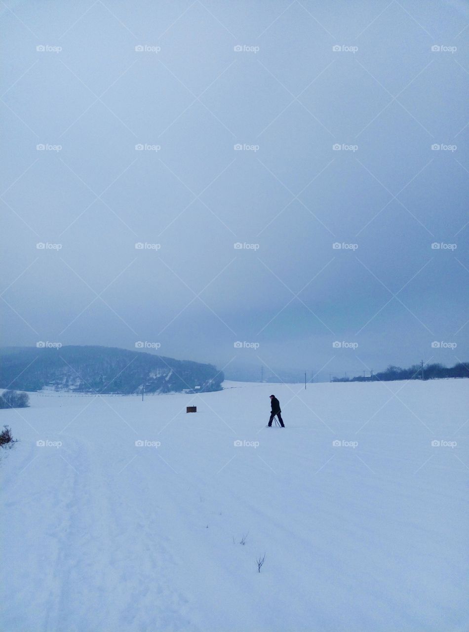 Camminare sulla neve