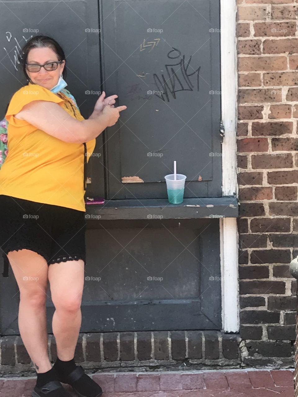 Tagged my name in New Orleans