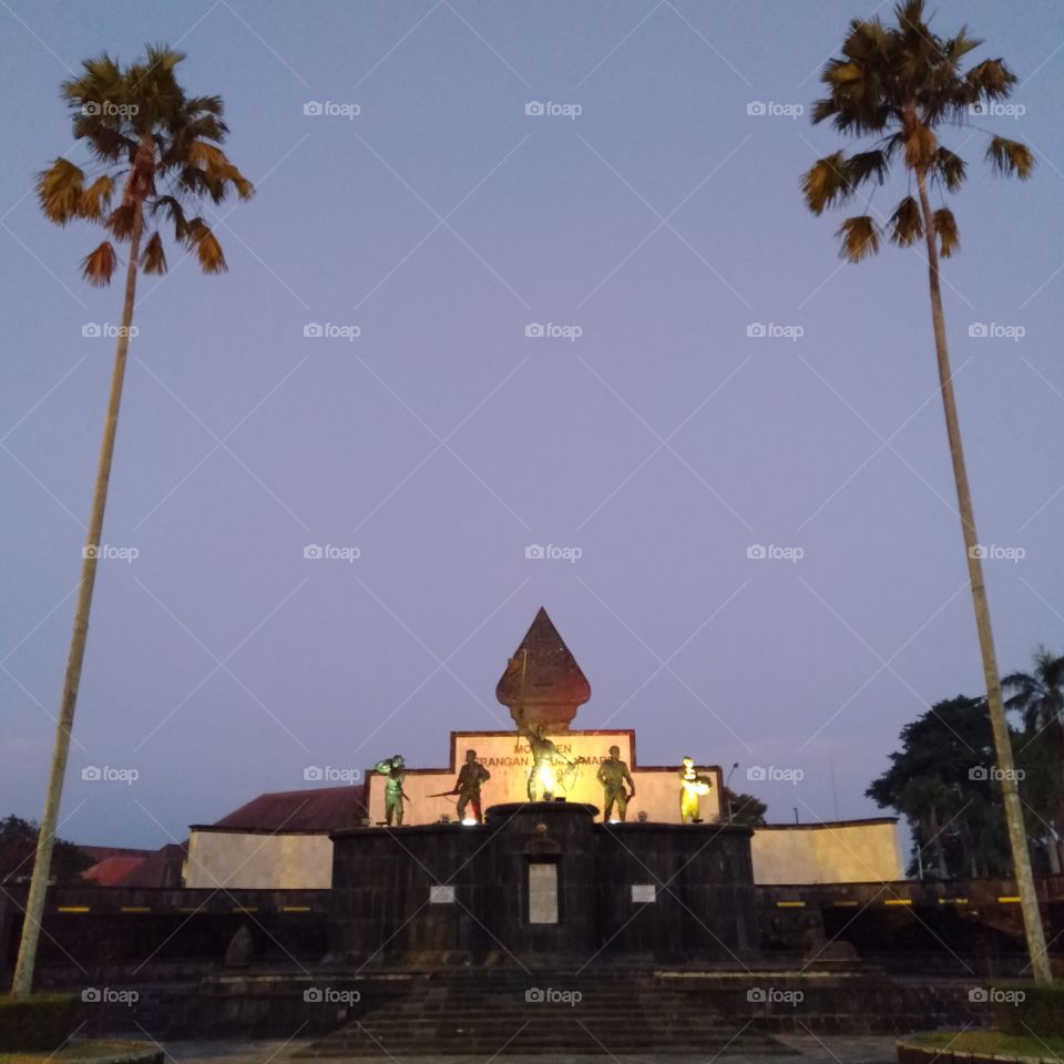 A monument at Yogyakarta