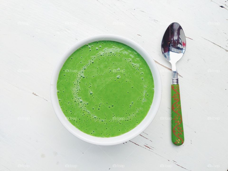 green pea soup