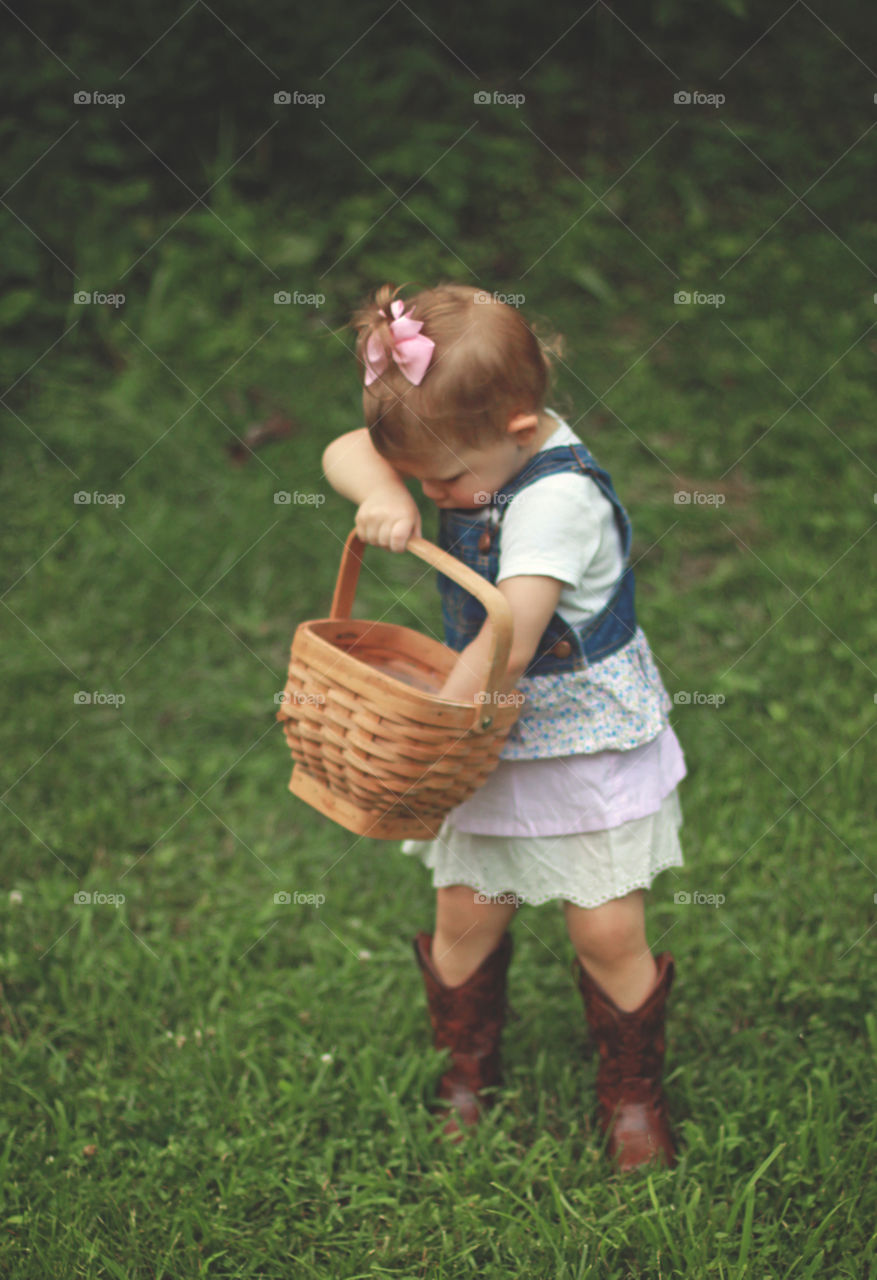 Toddler, Country, Outdoors, Cowboy Boots, Dress Girl