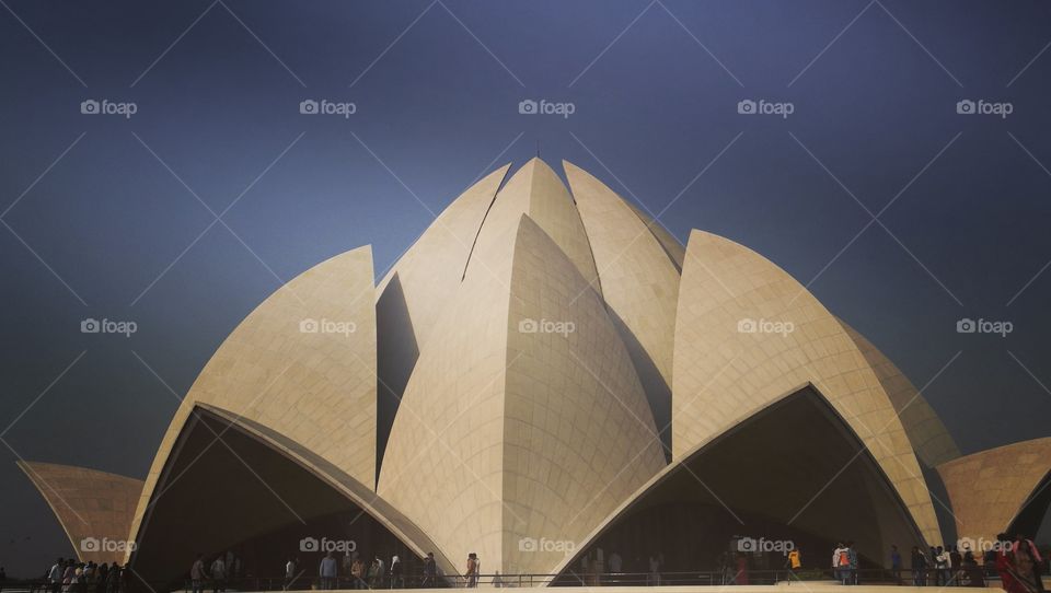 lotus temple, delhi, india