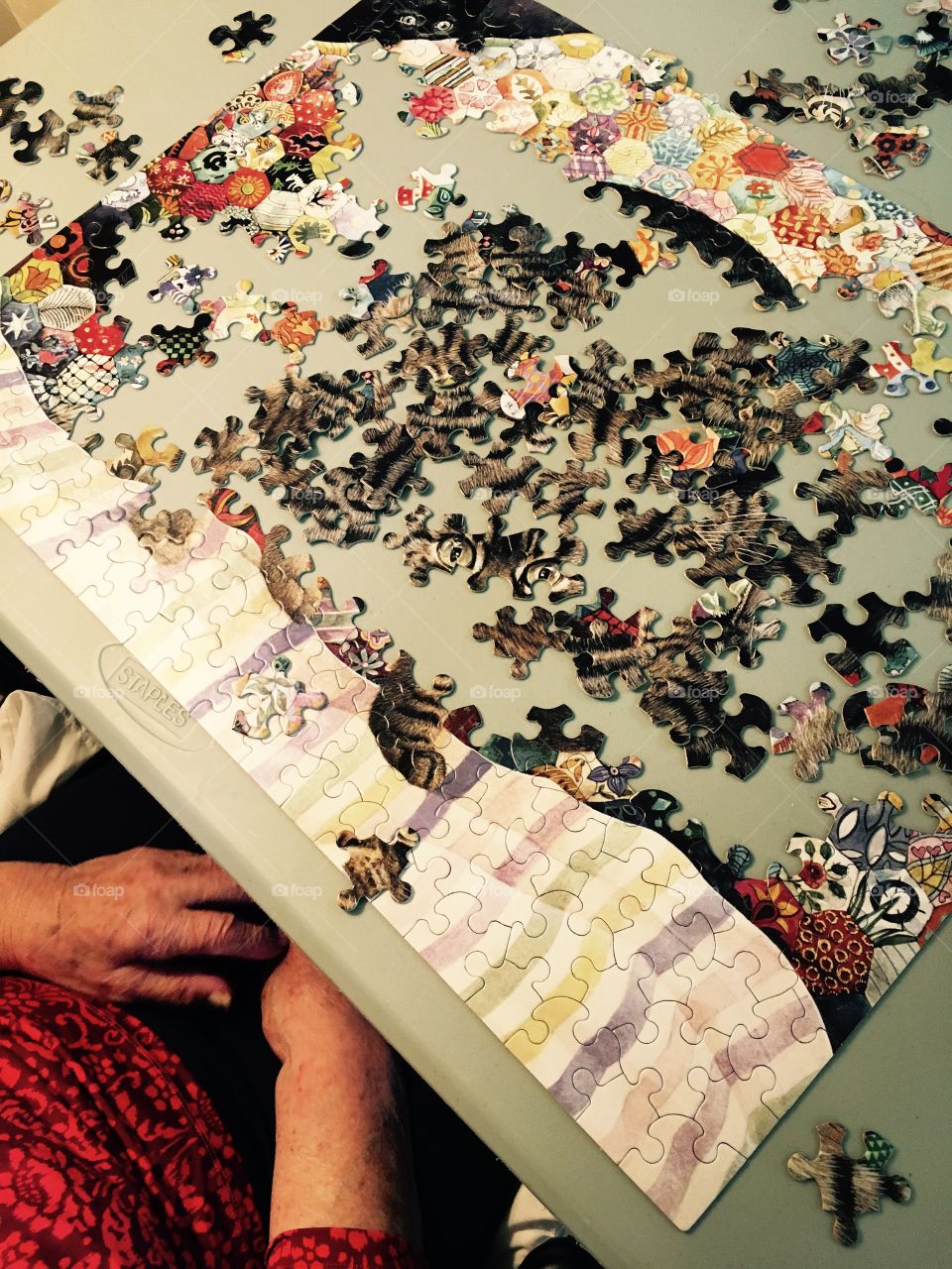 Aging hands / puzzle