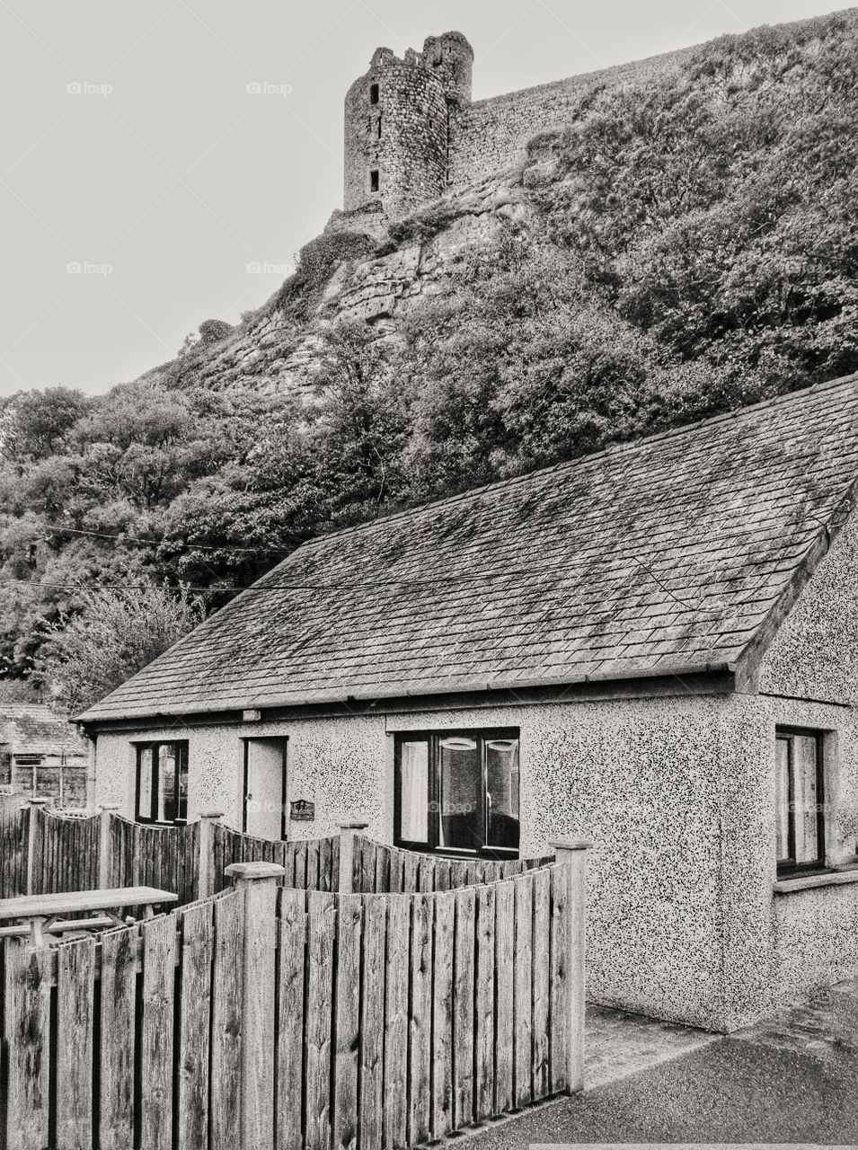 Castle. Castle on hill