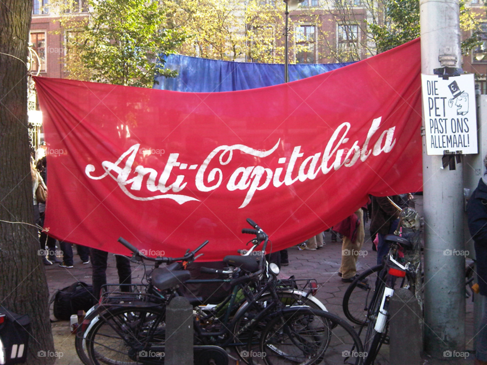 red occupy capital amsterdam by TurdOnTheRun