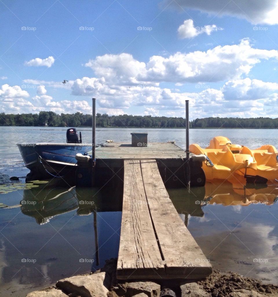 Dock by the lake