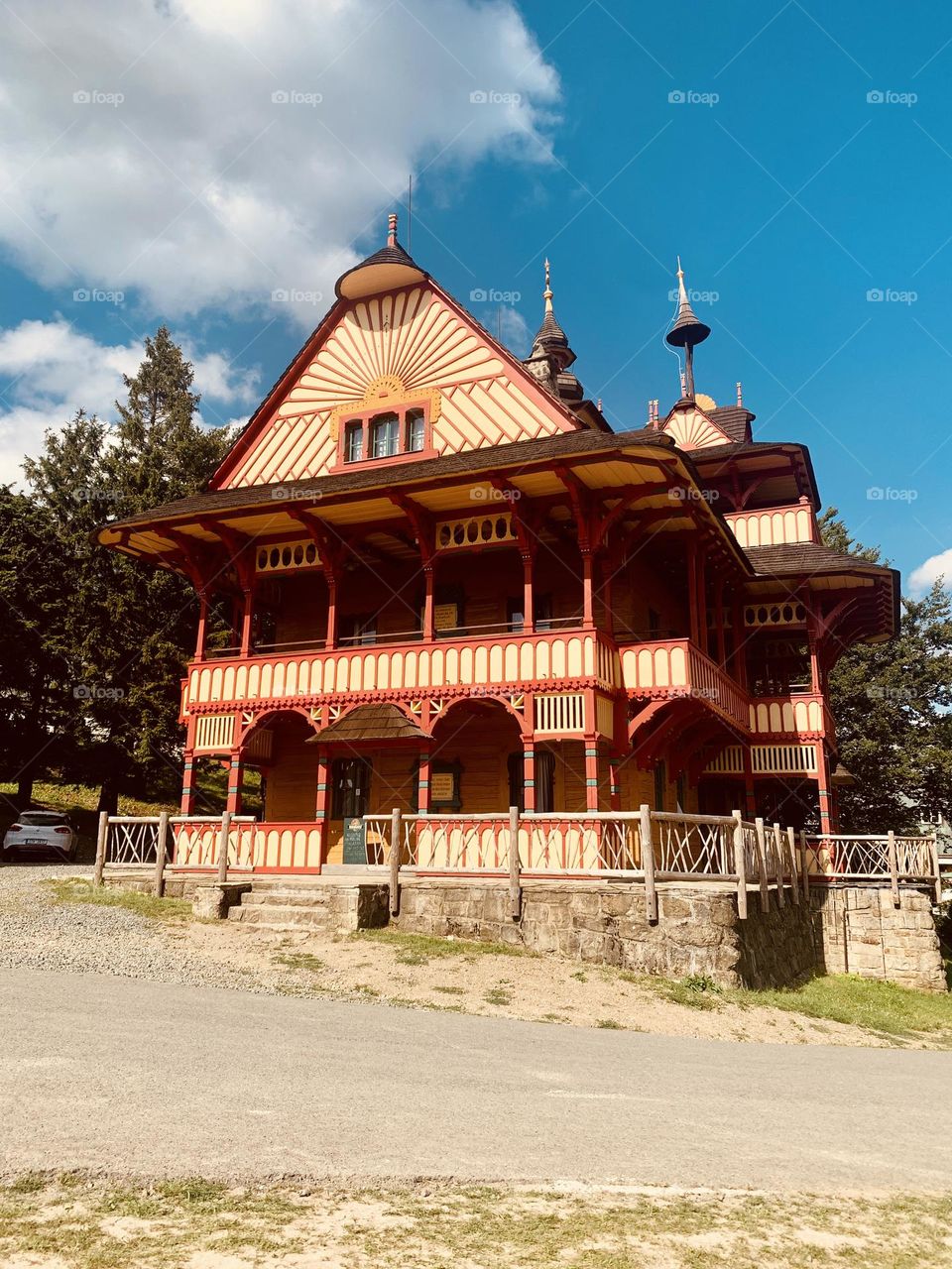 Pustevny in Czech Republic