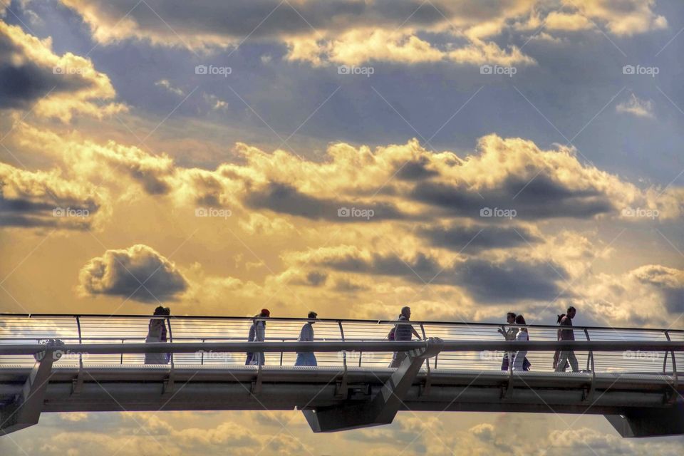 Millennium bridge. London