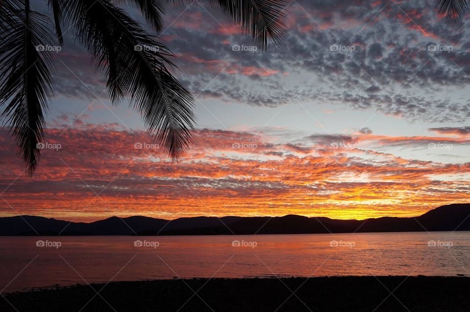 Sunset in the Whitsundays 