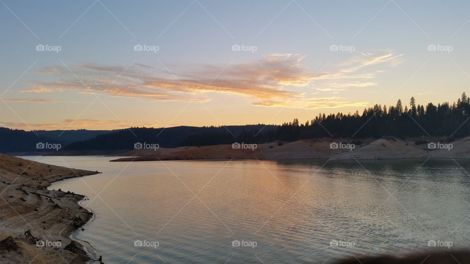 Water, No Person, Dawn, Sunset, Landscape