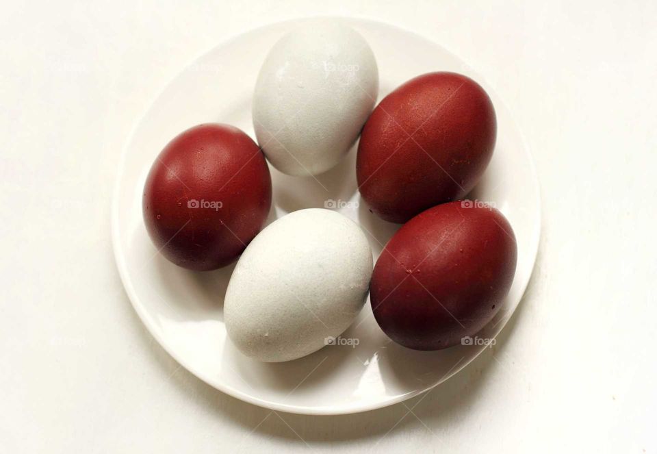 Colourful eggs