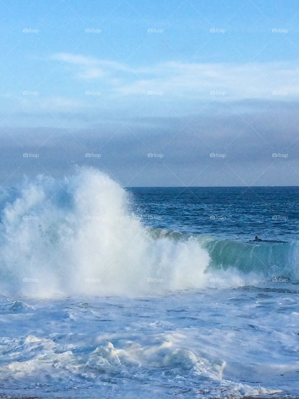 BIG wave at The Wedge, Newport Beach, CA