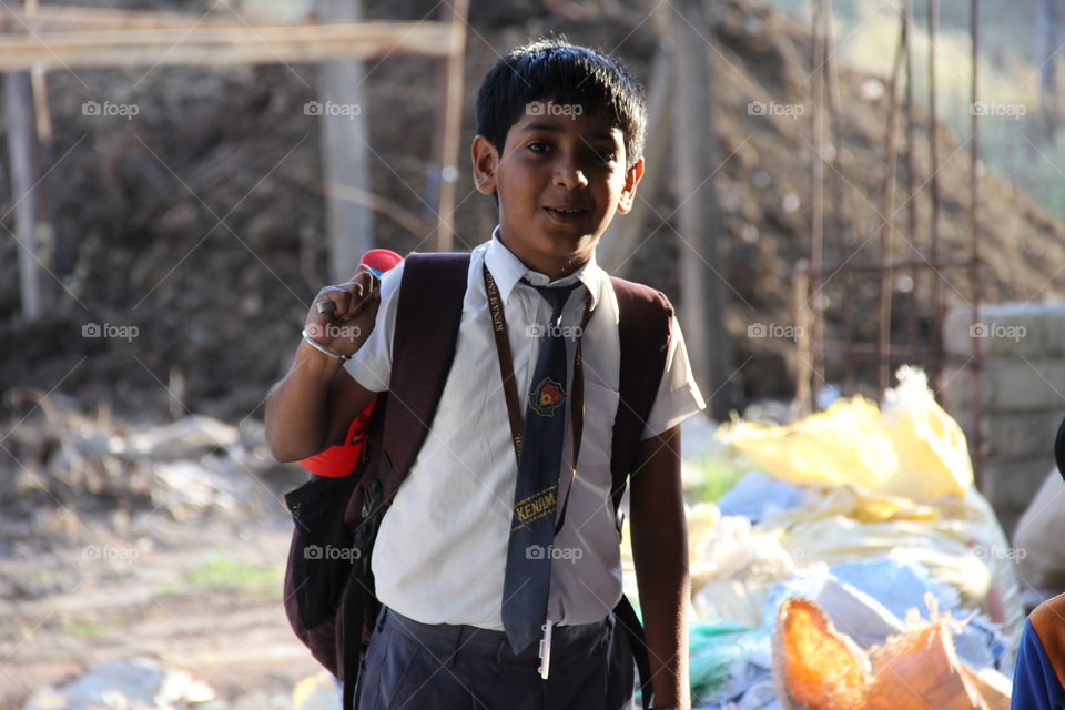 students boy portrait cloud