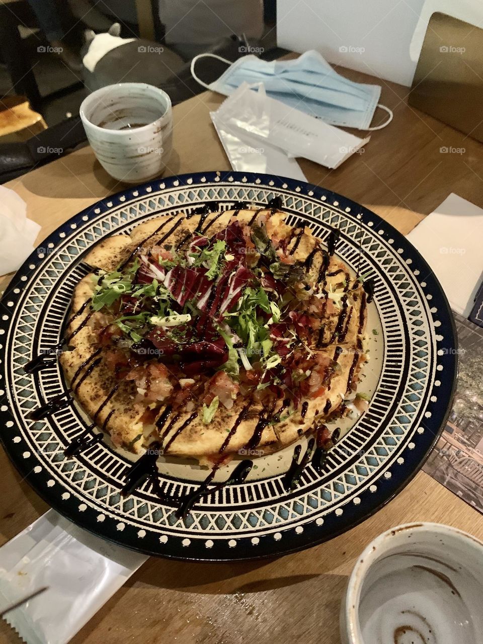 Parmesan pizza - GUMGUM Beer & Wings - Taiwan 