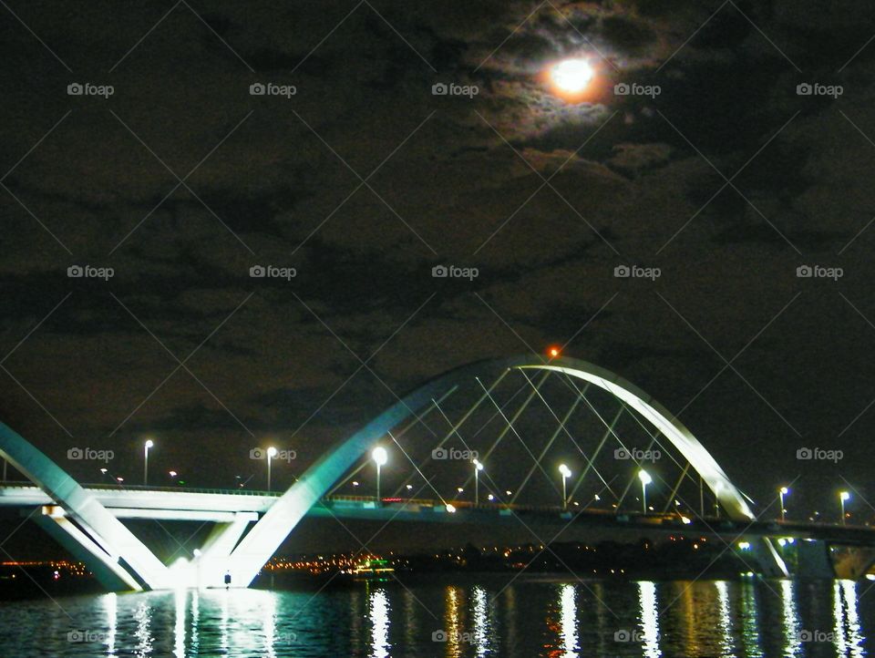ponte Brasília lua