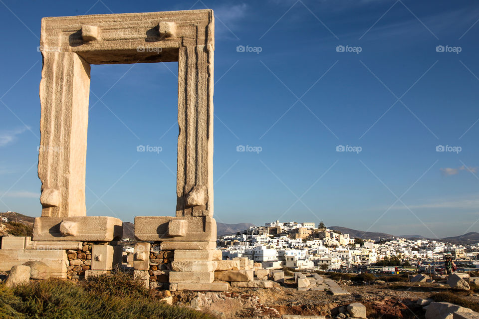 Temple of Apollo on Naxos. 