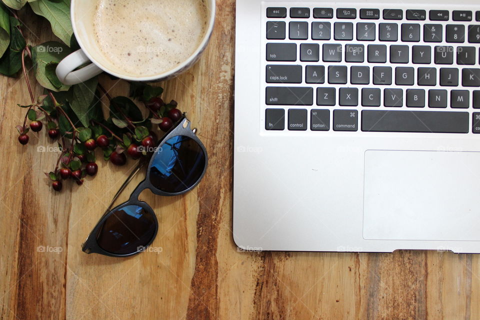 No Person, Wood, Table, Food, Coffee