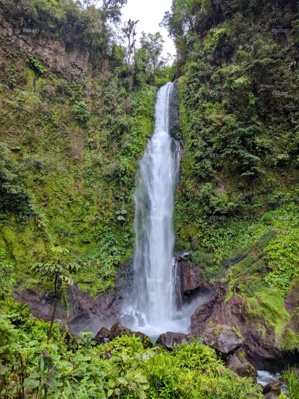 La Muralla Waterfall, Turrialba, Costa Rica
