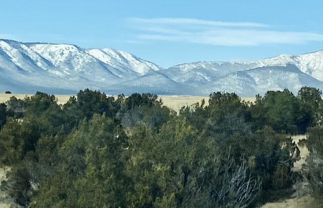 Snow covered Mountains of New Mexico