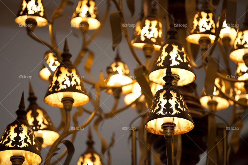 Ancient Cambodia chandelier