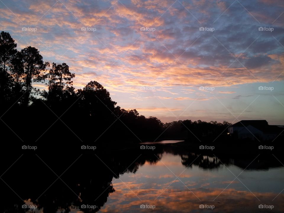 Dusk Water Reflections